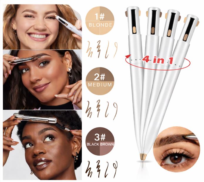 4-In-1 Automatische Wenkbrauwpotlood